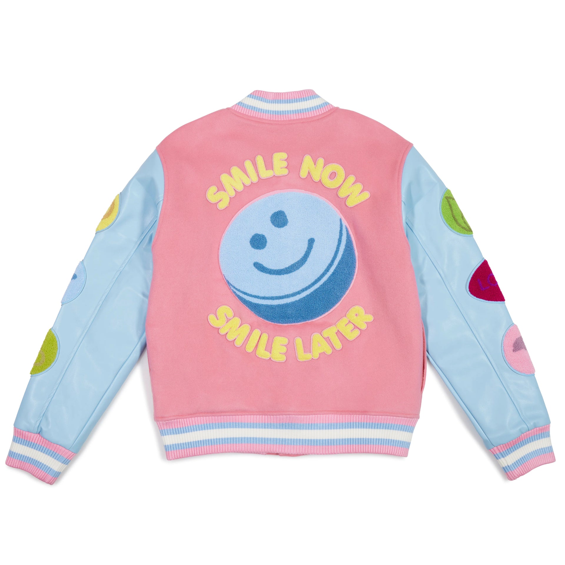 Flan Labs Happy Pill Varsity Jacket