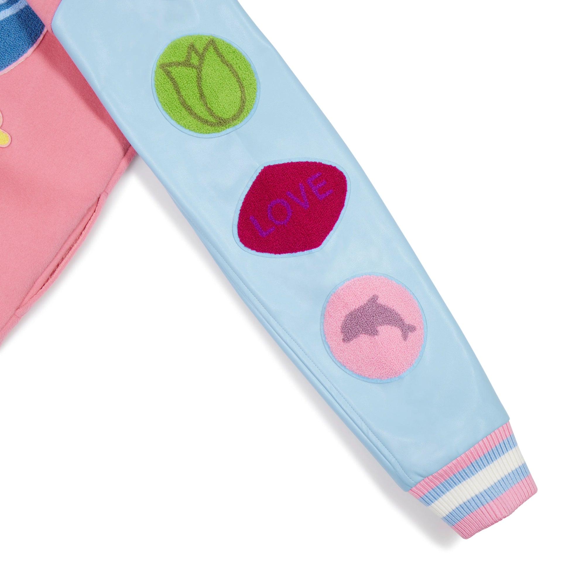 Flan Labs Happy Pill Varsity Jacket