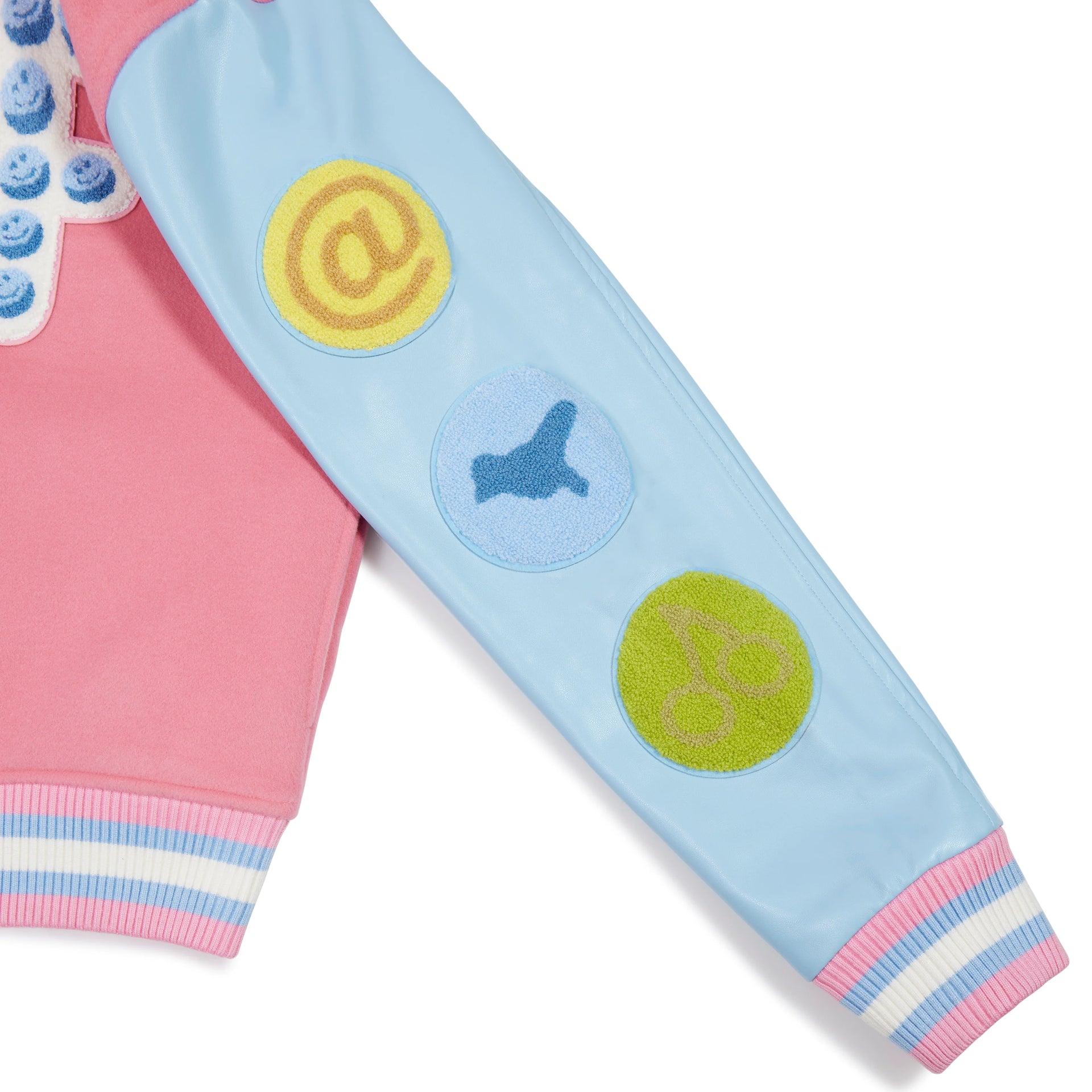 Flan Labs Happy Pill Varsity Jacket