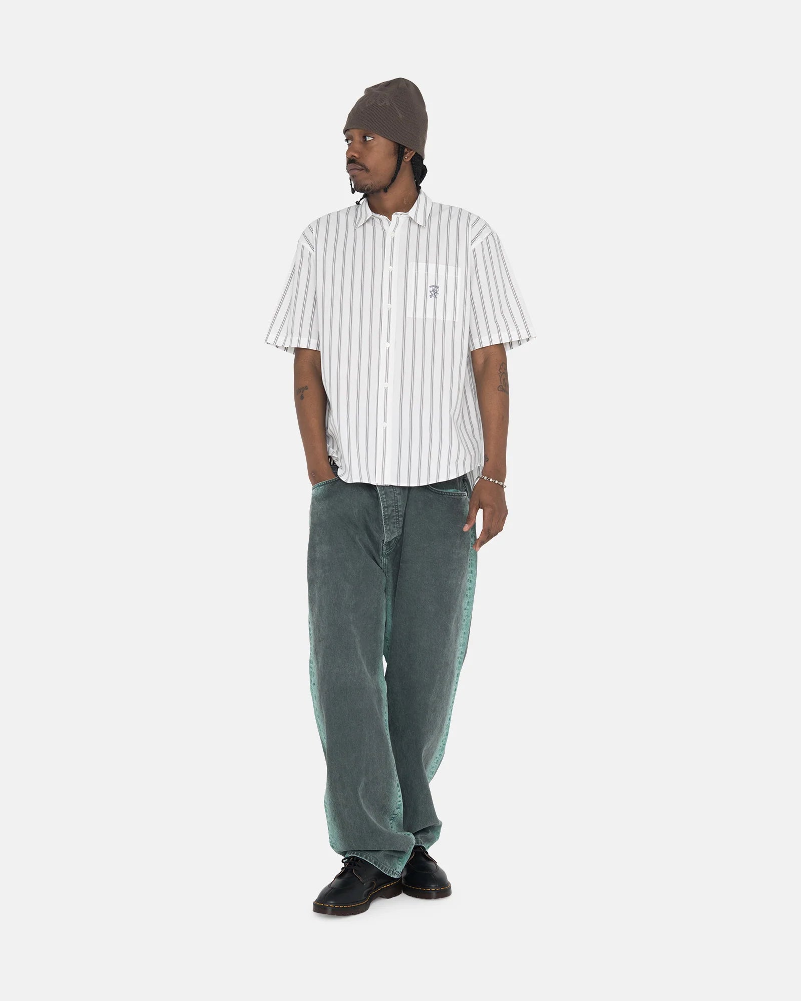 Stüssy Boxy Striped Ss Shirt