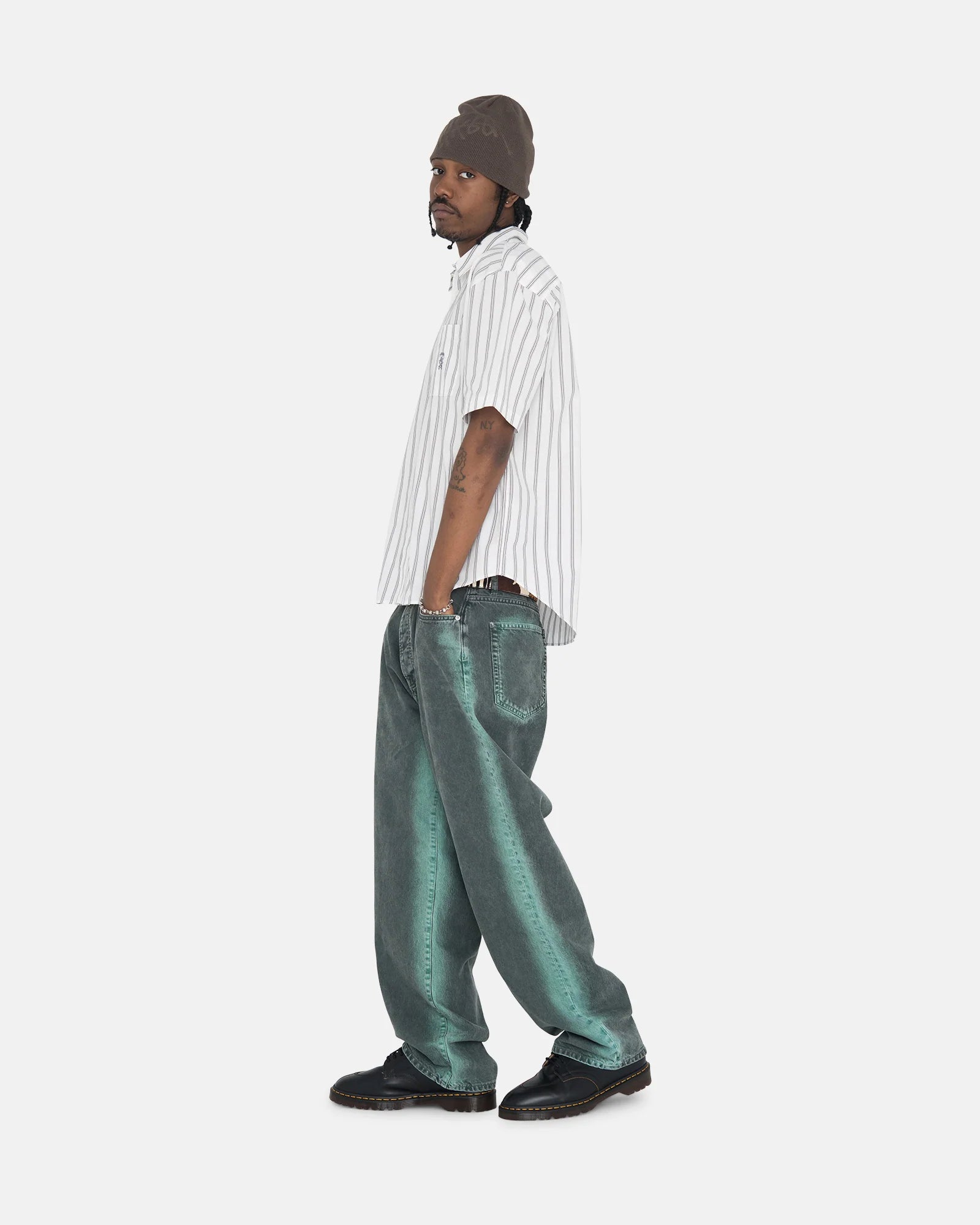 Stüssy Boxy Striped Ss Shirt