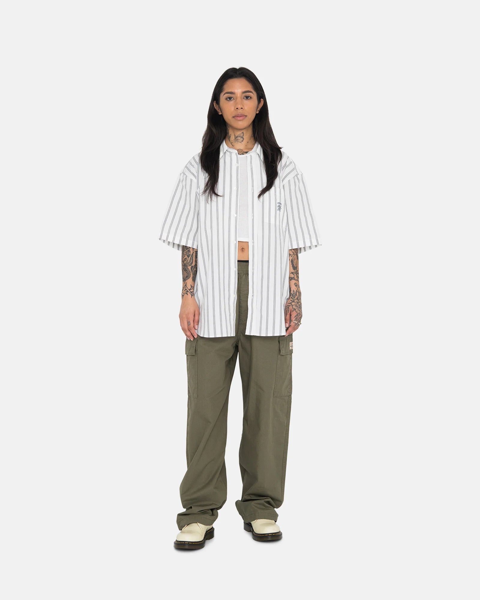 Stüssy Boxy Striped Ss Shirt
