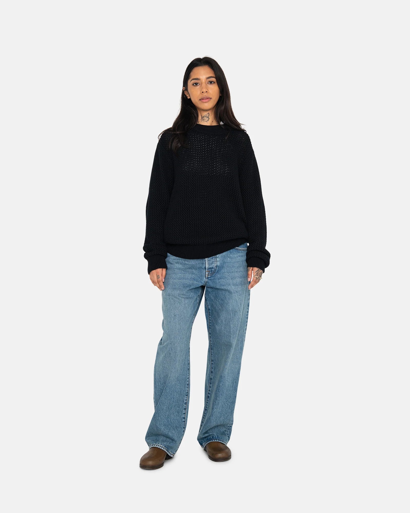Stüssy Pigment Dyed Loose Gauge Sweater