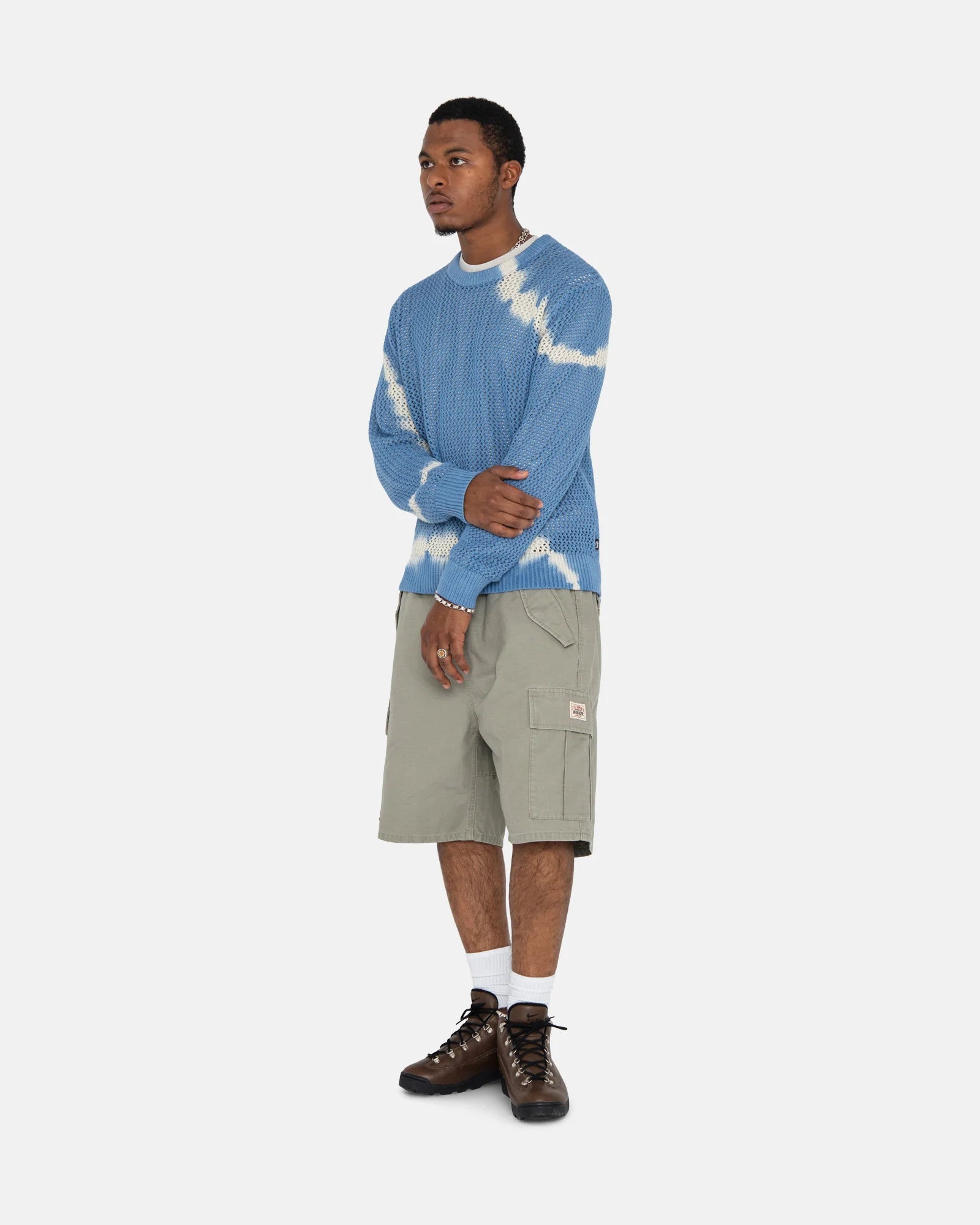 Stüssy Pigment Dyed Loose Gauge Sweater