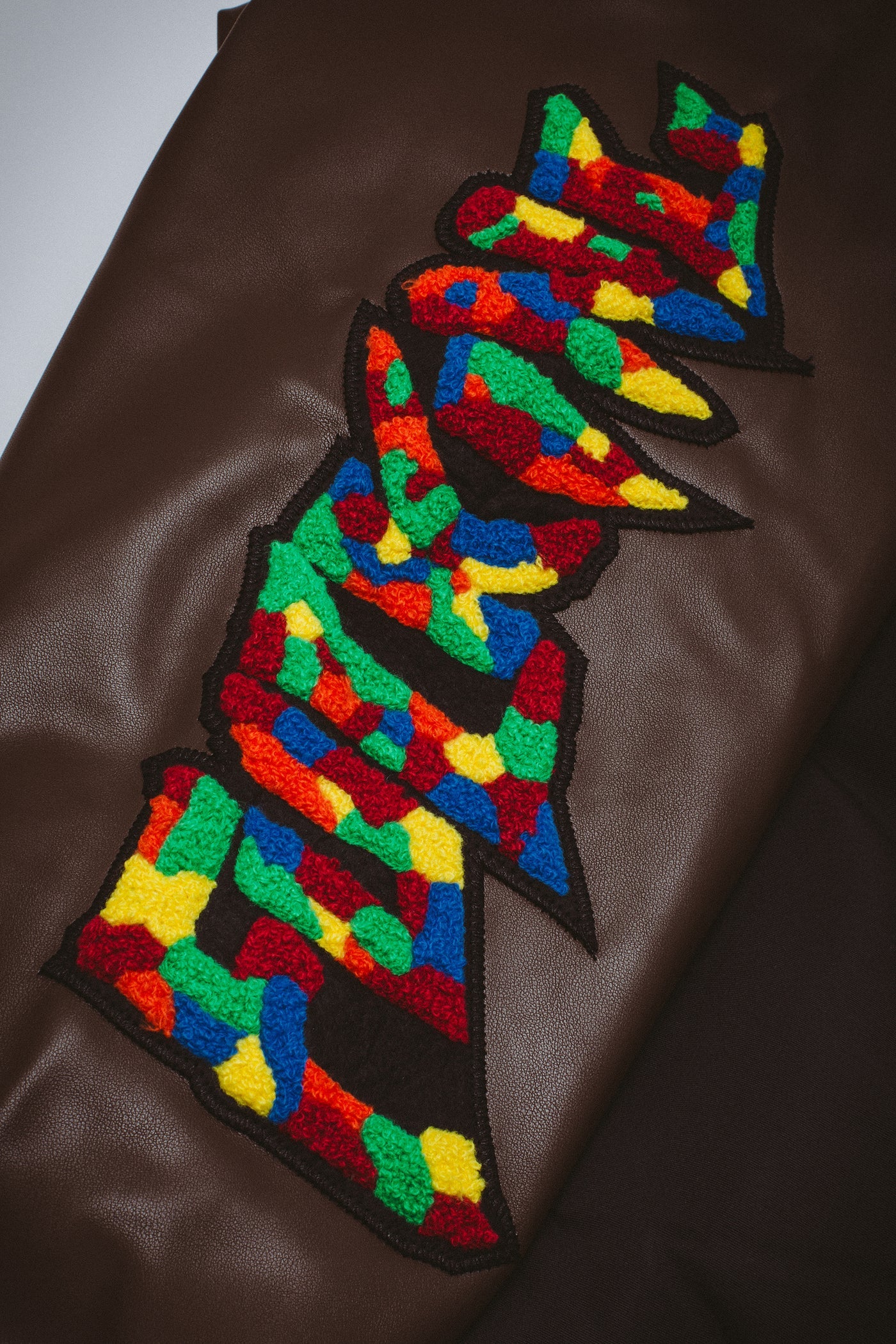 Fucking Awesome Gum Stamp Chenille Varsity Puffer