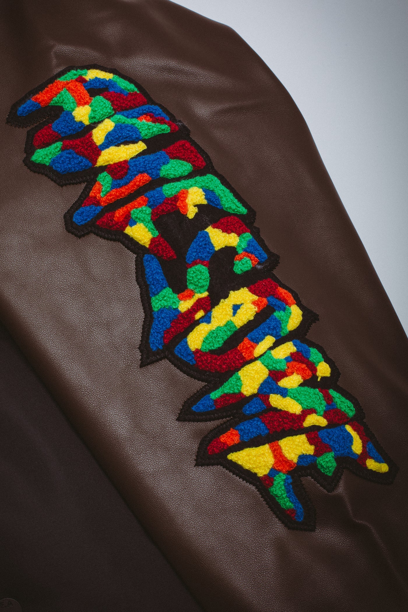 Fucking Awesome Gum Stamp Chenille Varsity Puffer