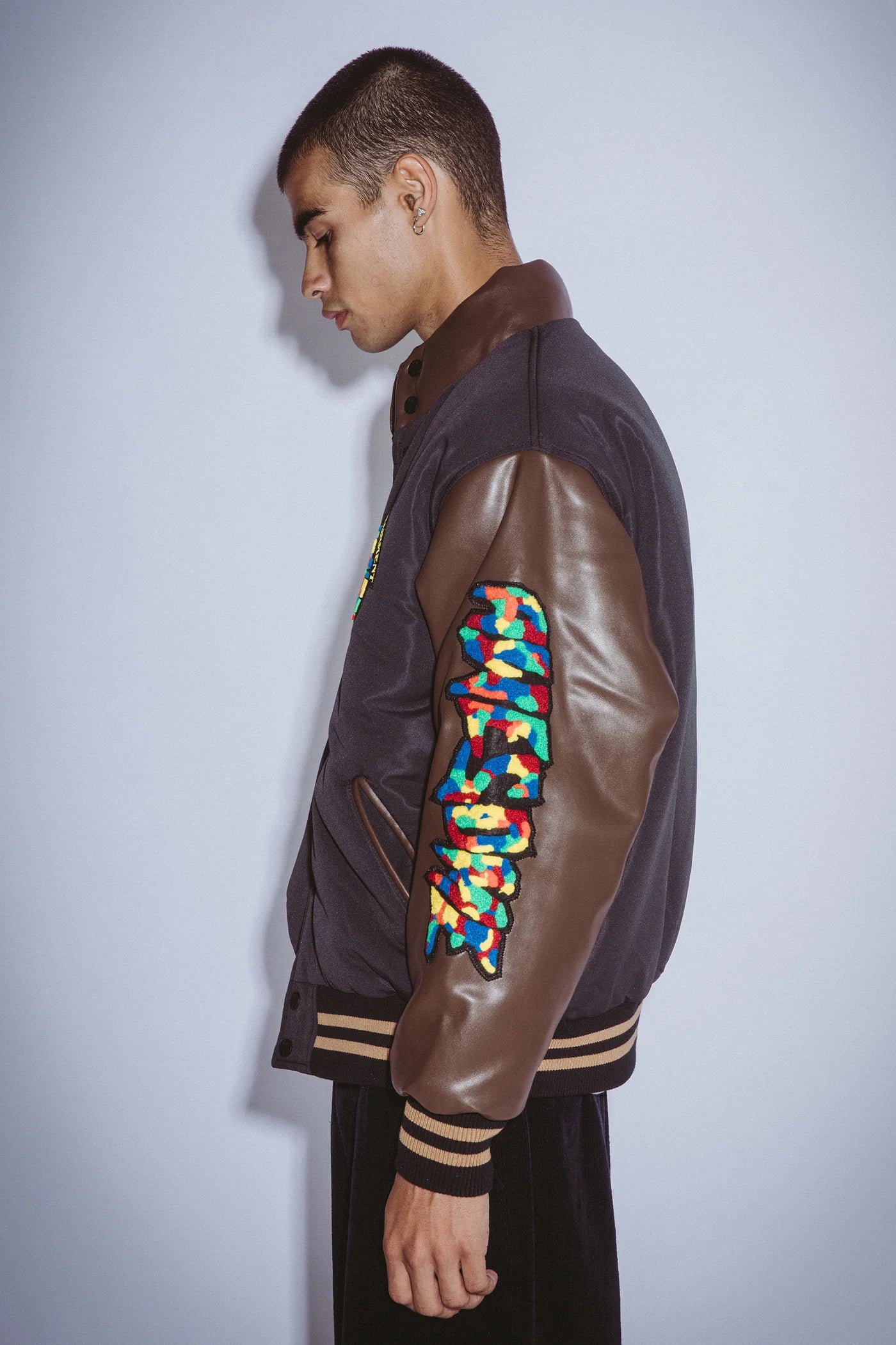 Fucking Awesome Gum Stamp Chenille Varsity Puffer