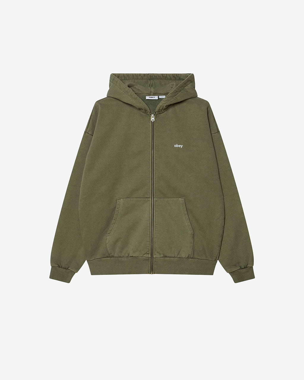 Obey Lowercase Pigment Zip Hood