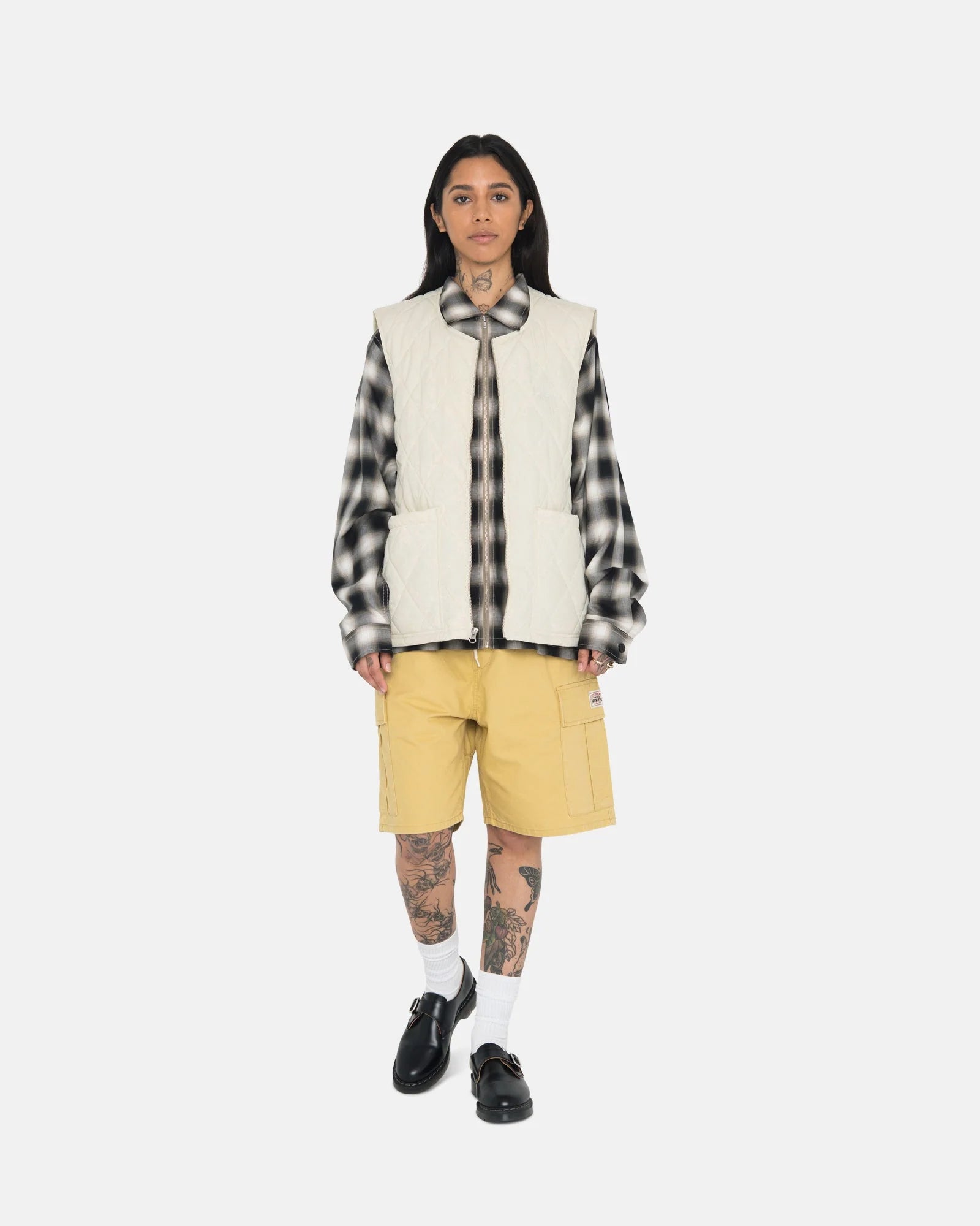 Stüssy Diamond Quilted Vest - NWSTORE