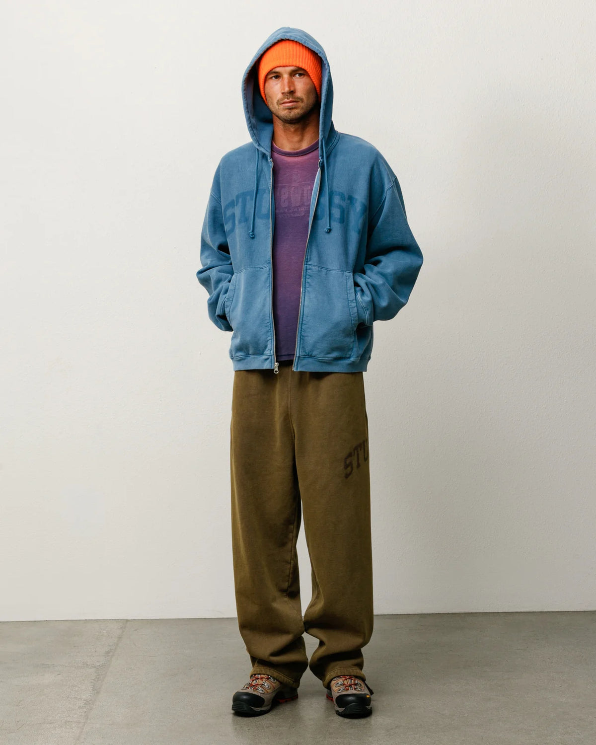 Stüssy Faded Graphic Zip Hood