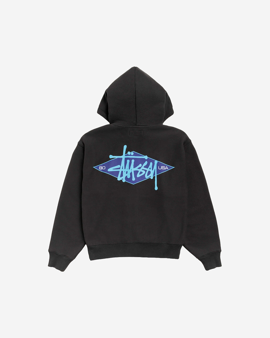 Stüssy Basic Diamond Zip Hood
