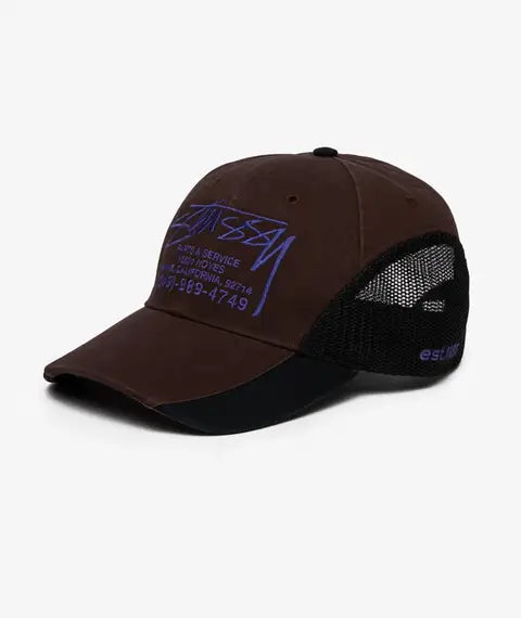 Stüssy Lp Service Mesh Strapback Cap