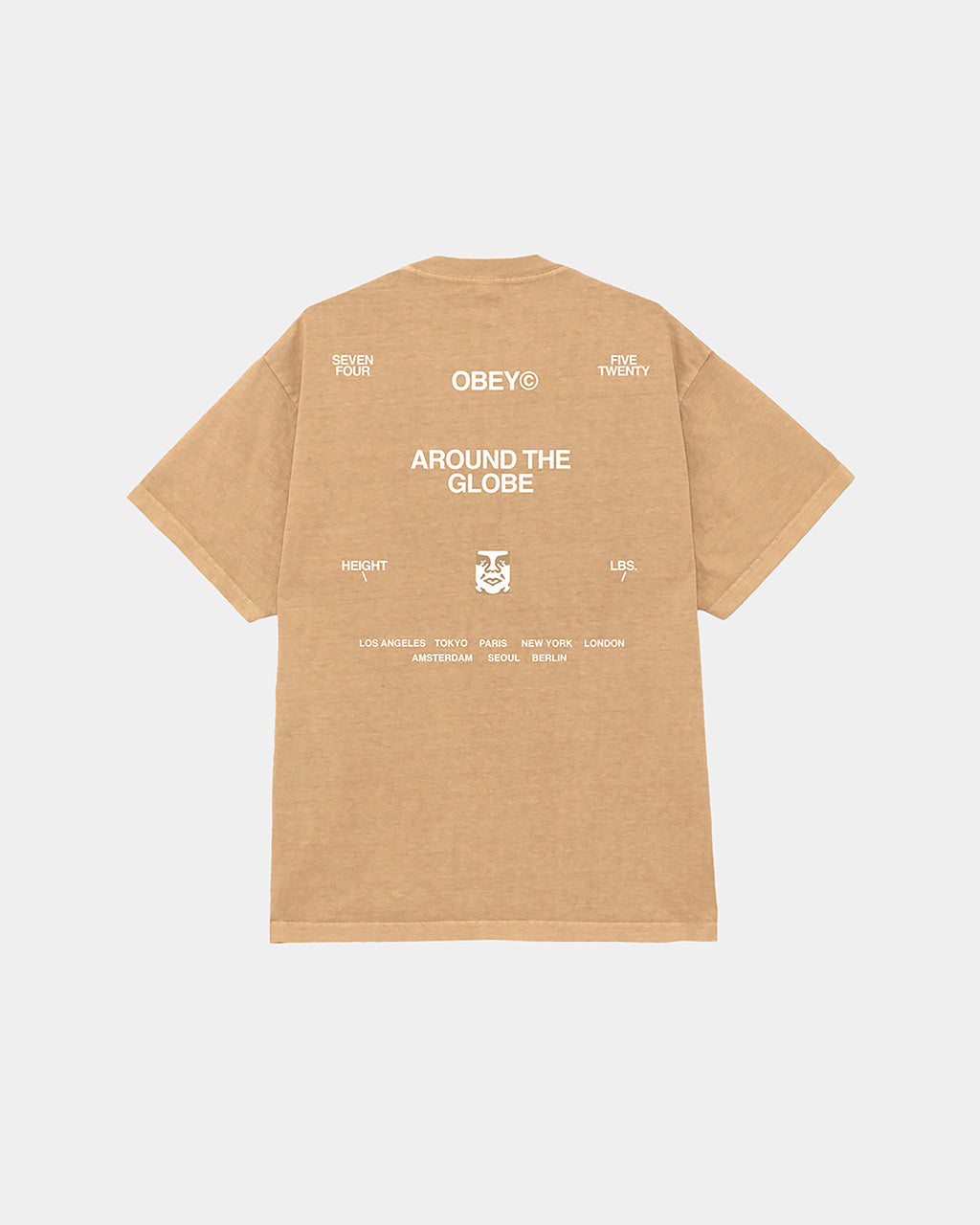 Obey Around The Globe Pigment T-Shirt