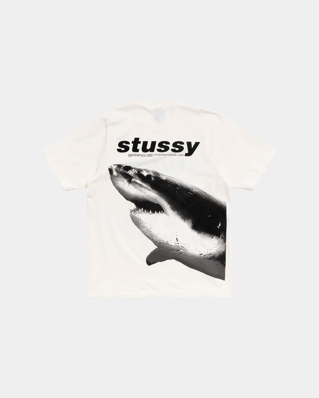 Stüssy Shark Tee Pig. Dyed