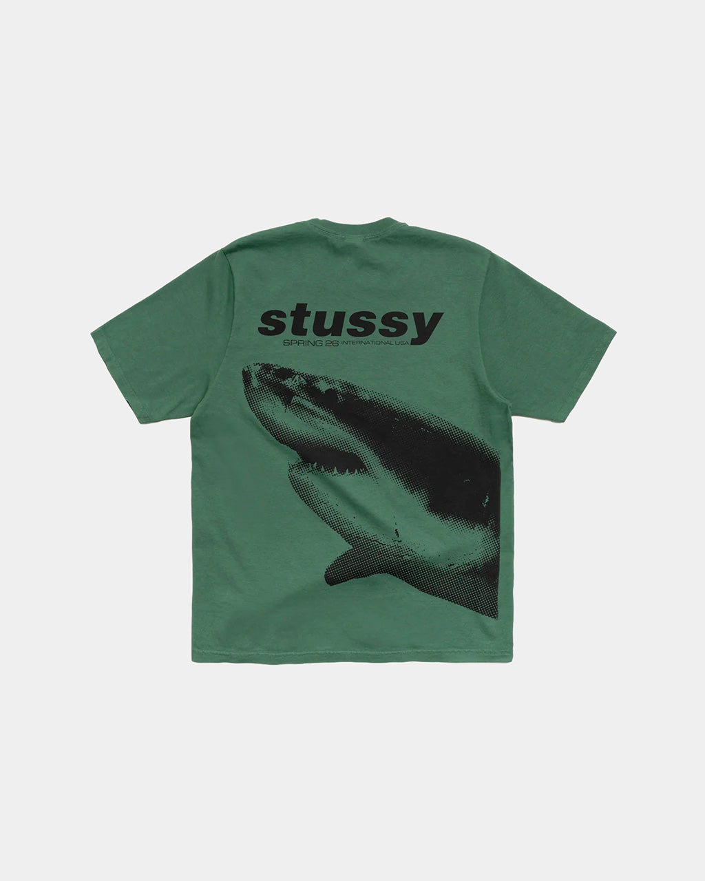 Stüssy Shark Tee Pig. Dyed