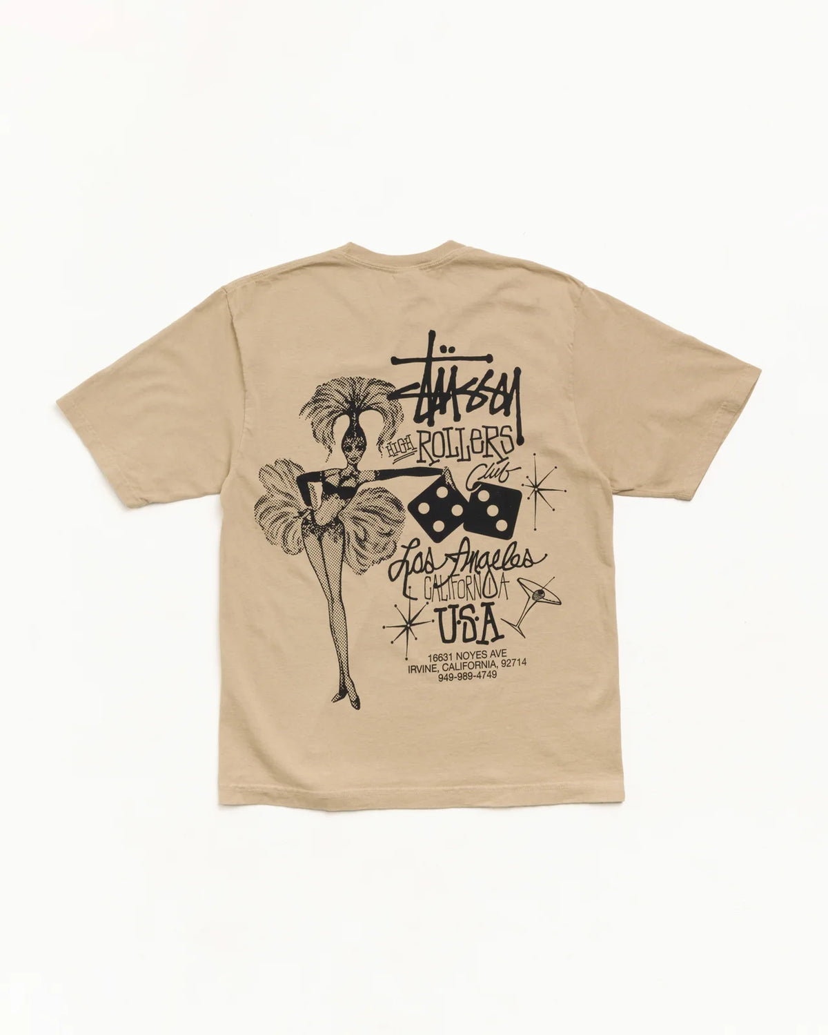 Stüssy High Rollers Pig. Dyed Tee