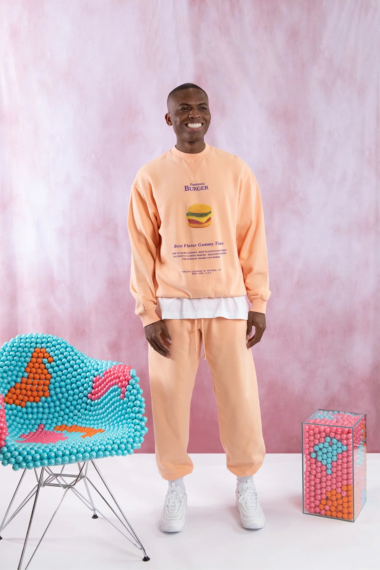 Flan Labs Gummy Burguer Crewneck