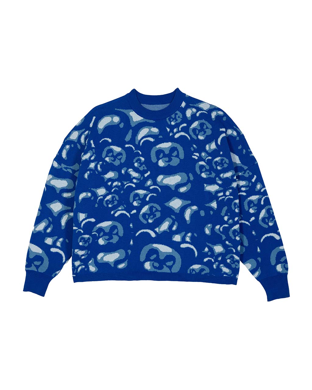 Flan Labs Gummy Bear Camouflage Knit Sweater