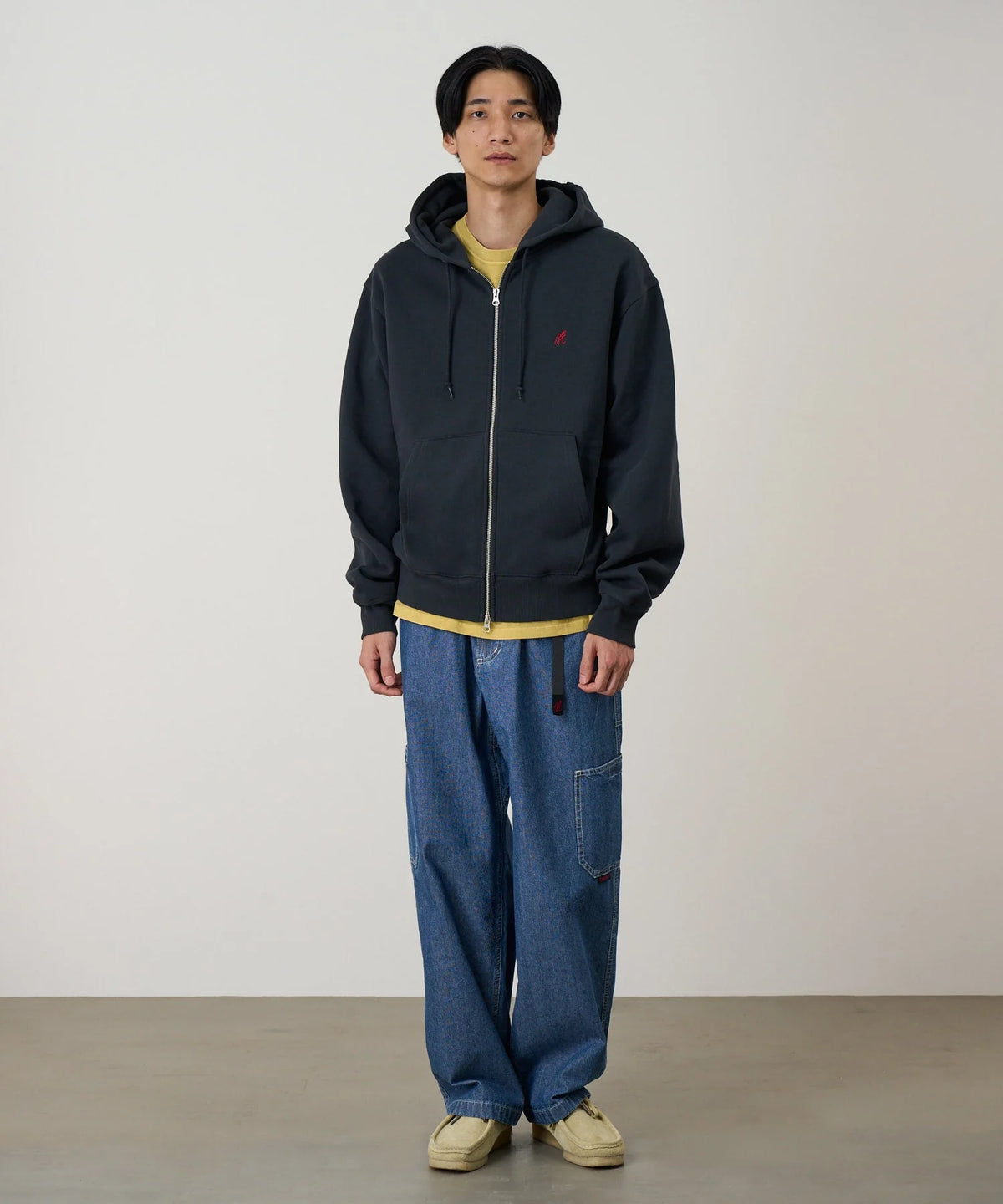 Gramicci One Point Zip Hooded Sweatshirt