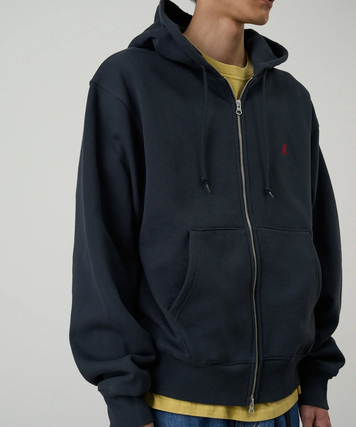 Gramicci One Point Zip Hooded Sweatshirt