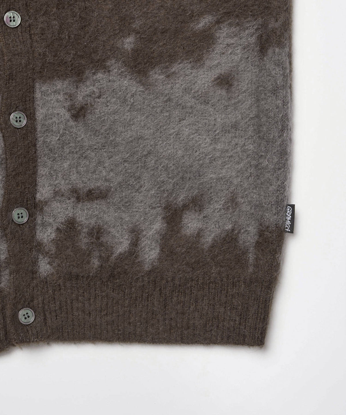 Gramicci Mohair Splatter Cardigan