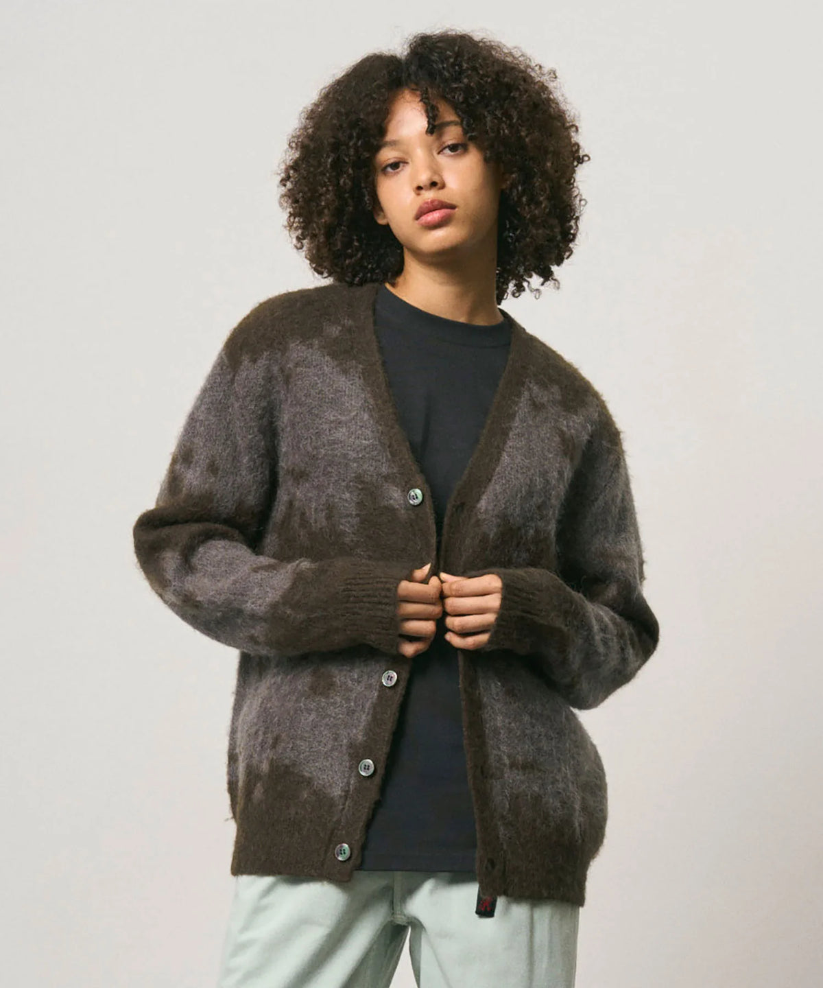 Gramicci Mohair Splatter Cardigan