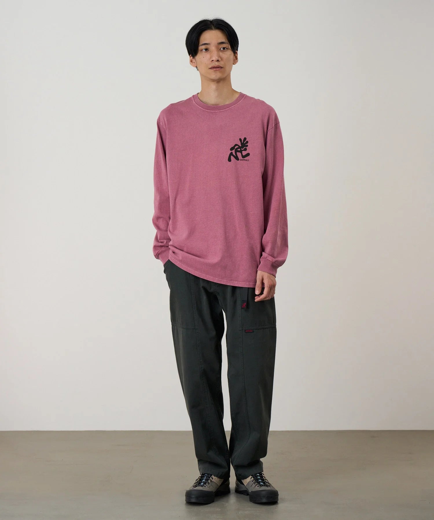Gramicci Running Man L/S Tee Pigment Dyed