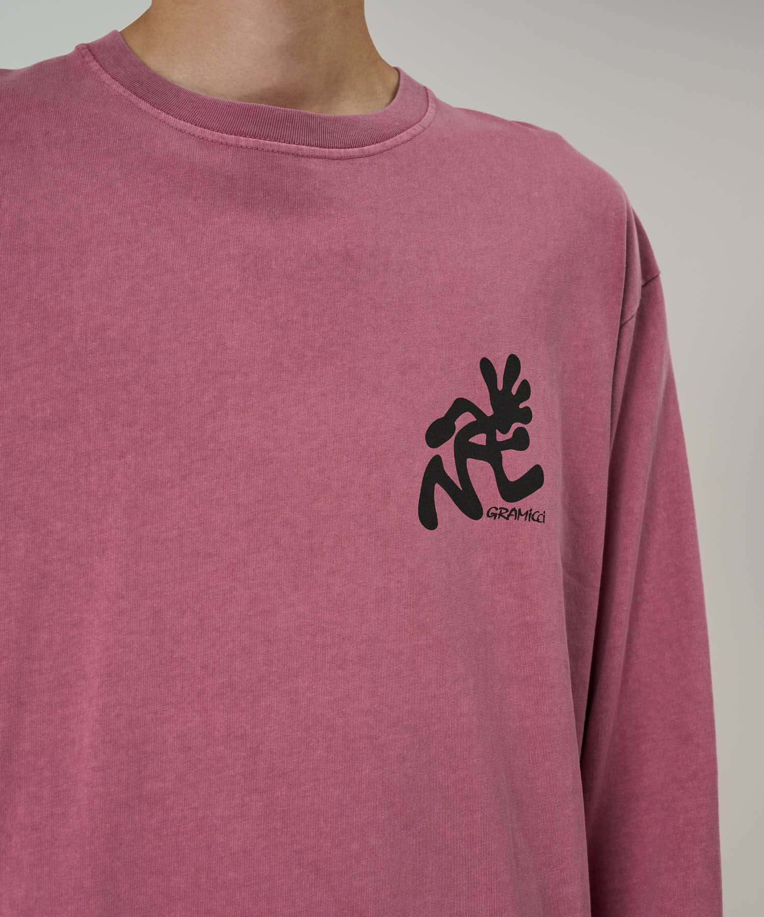 Gramicci Running Man L/S Tee Pigment Dyed