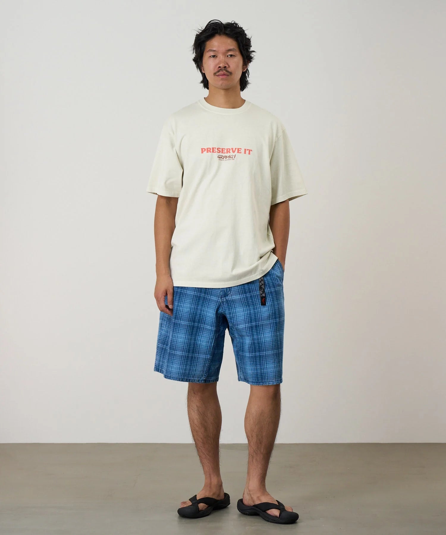Gramicci Footprints Tee Pigment Dyed