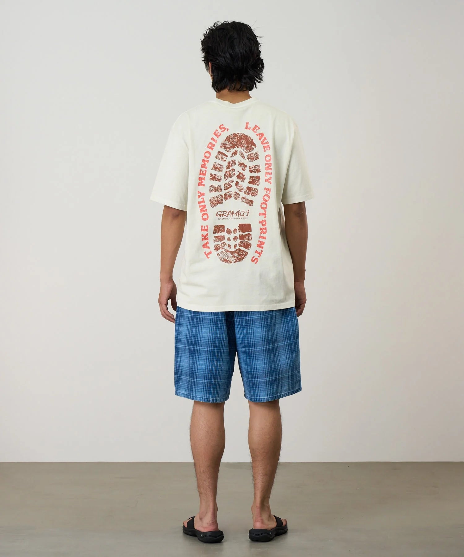 Gramicci Footprints Tee Pigment Dyed
