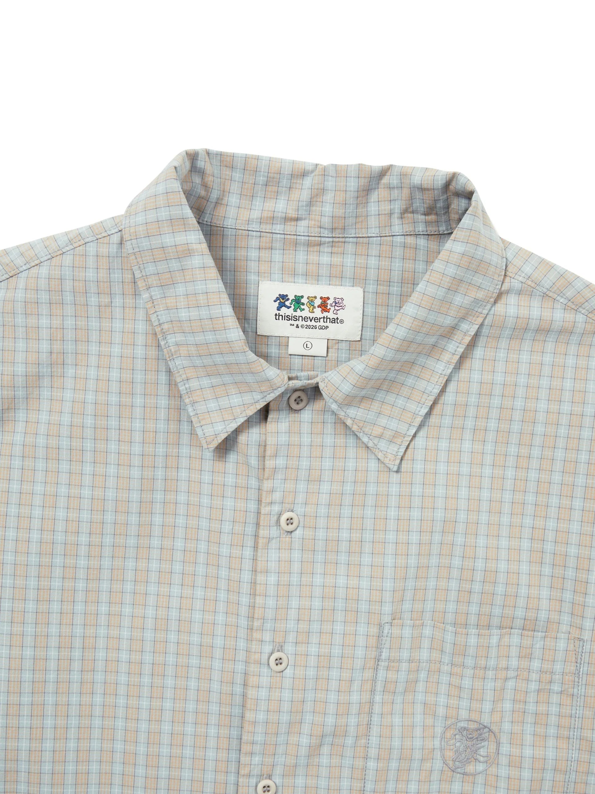 TINT x GD Lightning Bear Check Shirt