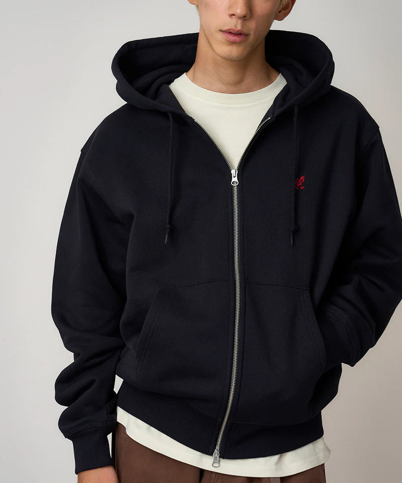 Gramicci One Point Zip Up Hooded Sweatshirt