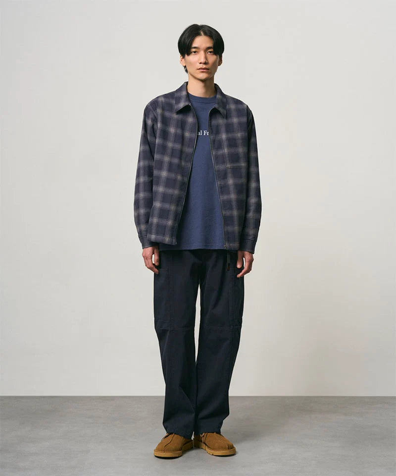 Gramicci Zip-Up Insulated Flannel Shirt