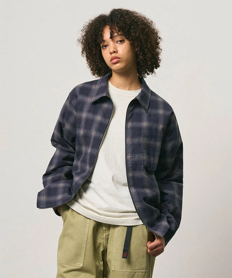 Gramicci Zip-Up Insulated Flannel Shirt