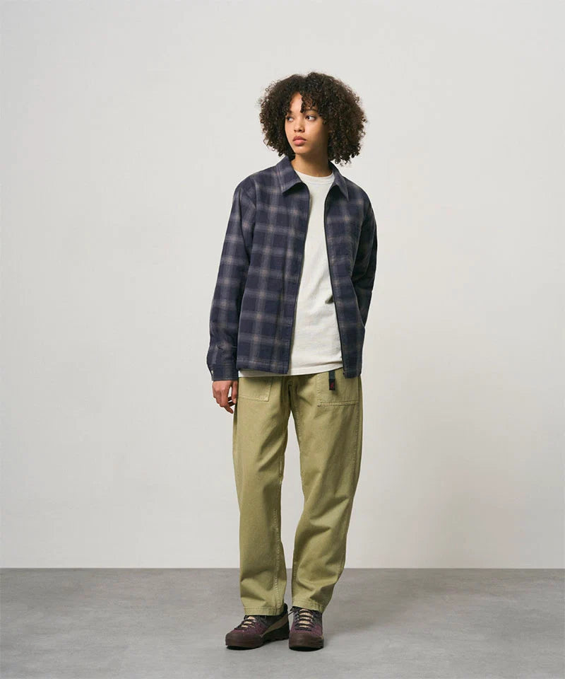 Gramicci Zip-Up Insulated Flannel Shirt