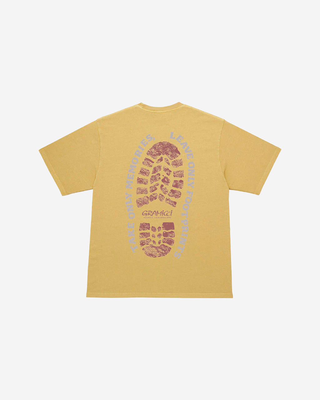 Gramicci Footprints Tee Pigment Dyed
