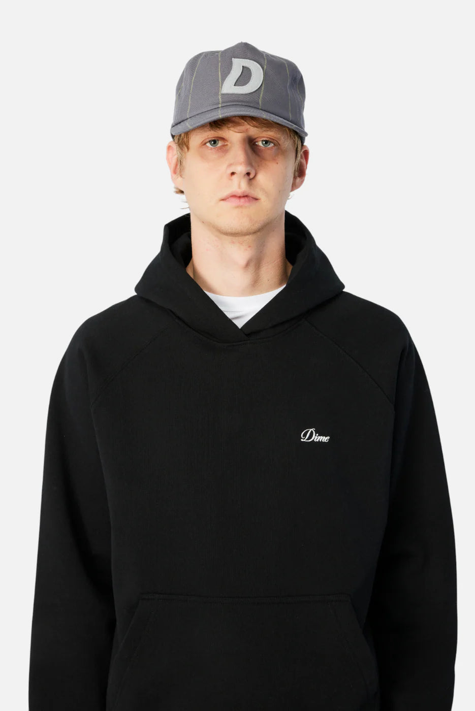 Dime Pinstriped Worker Cap