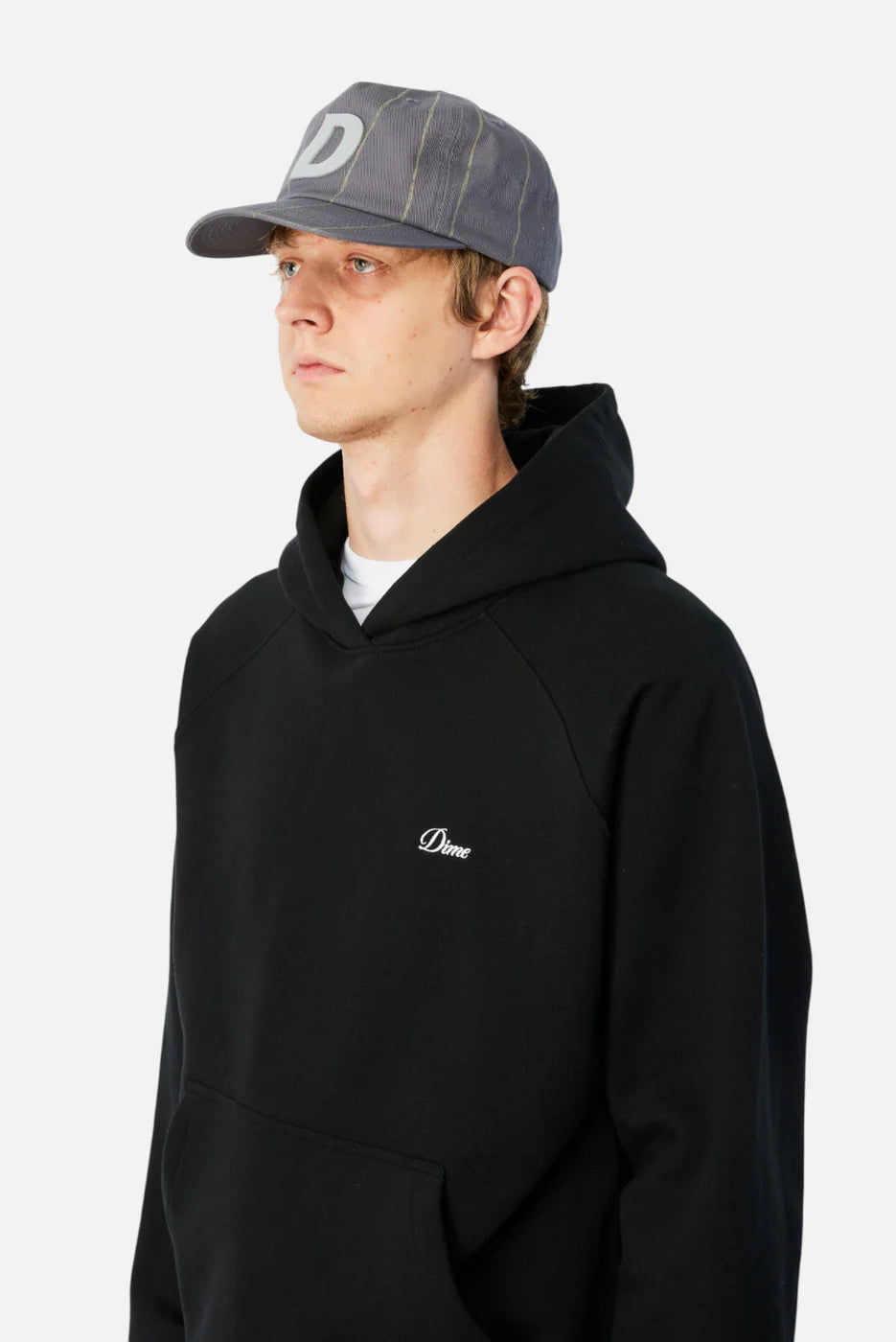 Dime Pinstriped Worker Cap