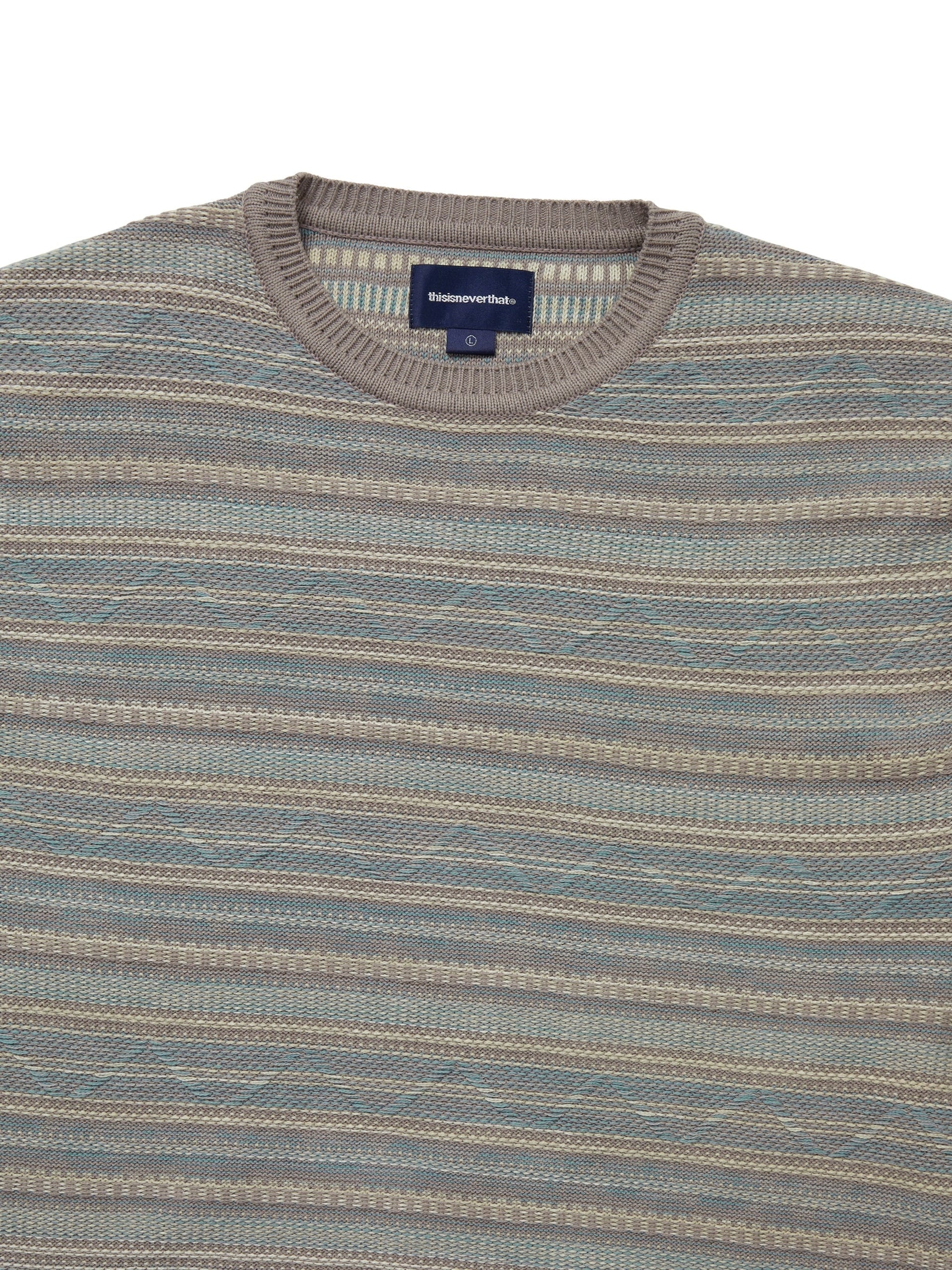 TINT Pattern Knit Crew